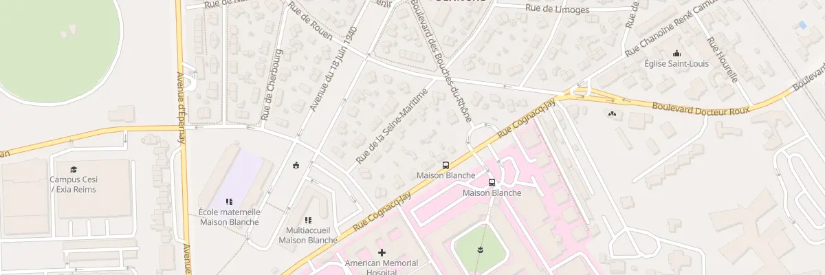 Plan du 14 Rue de la Seine Maritime à Reims