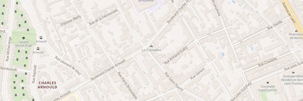 Plan du 58 Rue Saint-Thierry à Reims