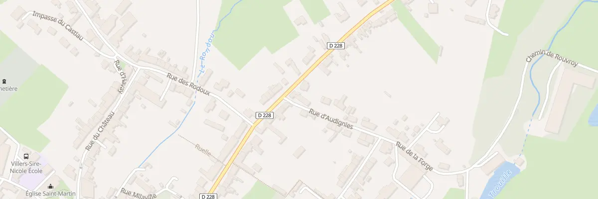 Plan du 1 Rue d’Audignies à Villers-Sire-Nicole