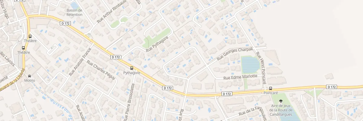 Plan du 136 Rue Eugénie Cotton à Mauguio