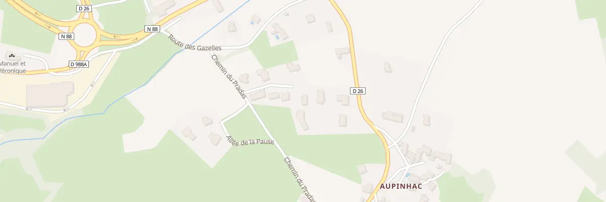Plan du 9005 Aupinhac à Saint-Pierre-Eynac