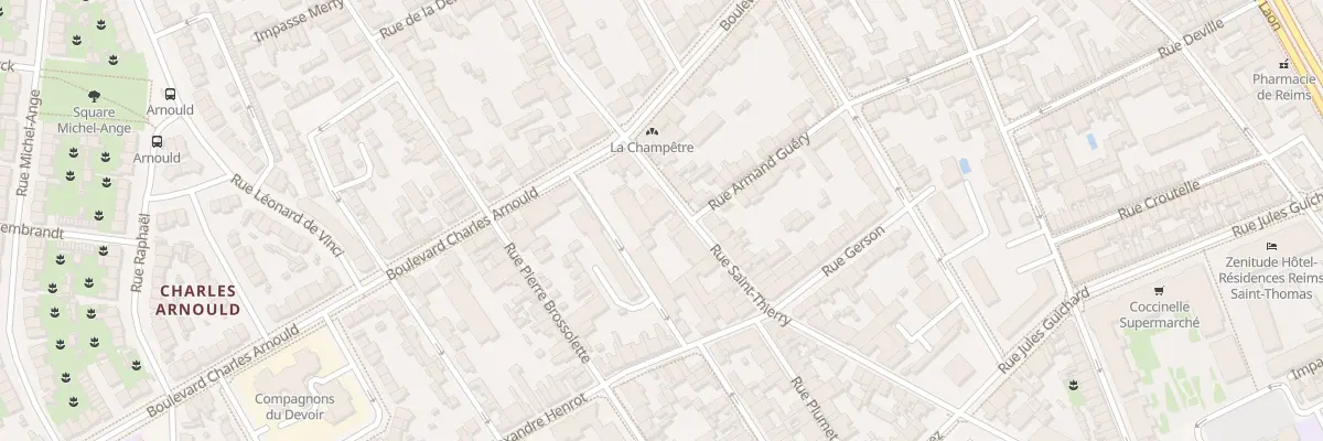 Plan du 63 Rue Saint-Thierry à Reims