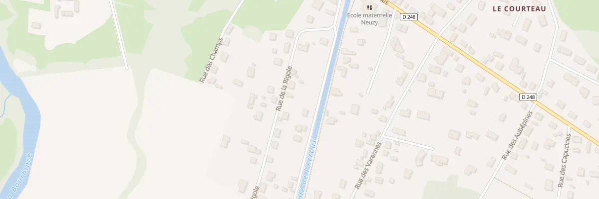 Plan du 13 Rue de la Rigole à Digoin