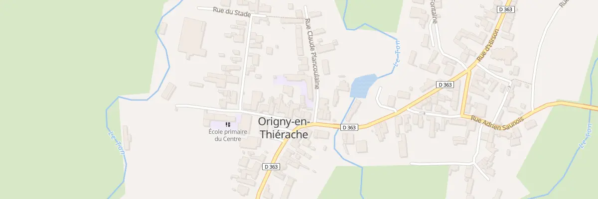Plan du 6 Rue du Stade à Origny-en-Thiérache