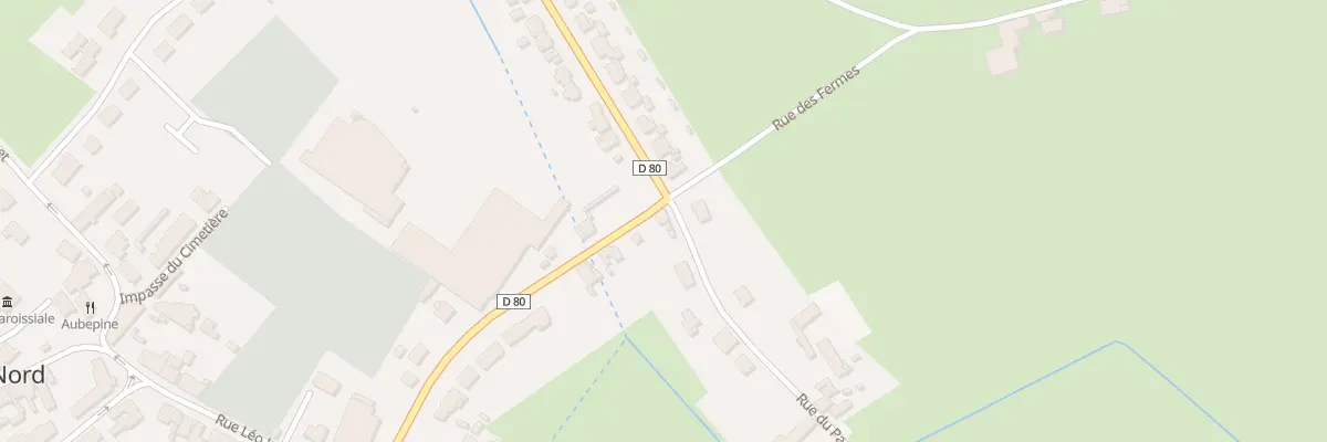 Plan du 26 Rue de Ramousies à Sains-du-Nord