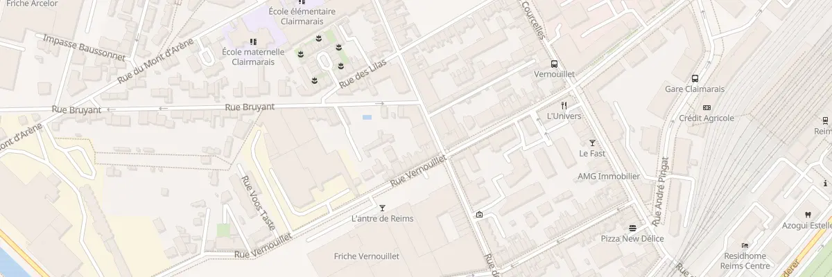 Plan du 55 Rue de Saint-Brice à Reims