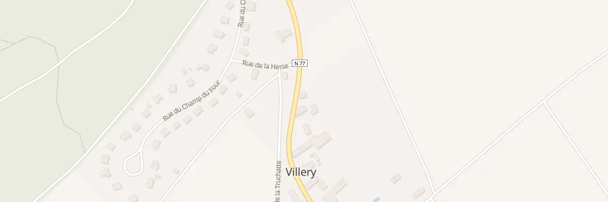 Plan du 11 Rte Nationale 77 à Villery
