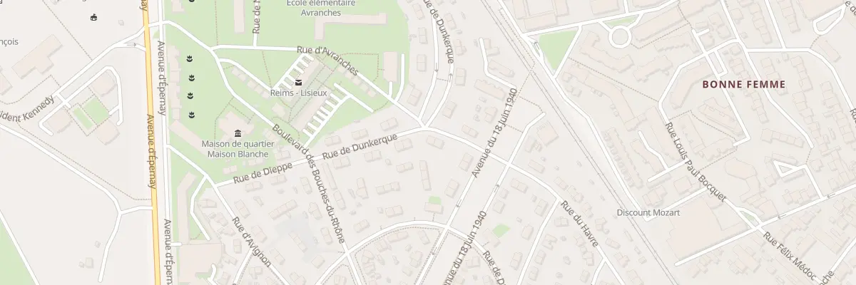 Plan du 27 Rue du Havre à Reims