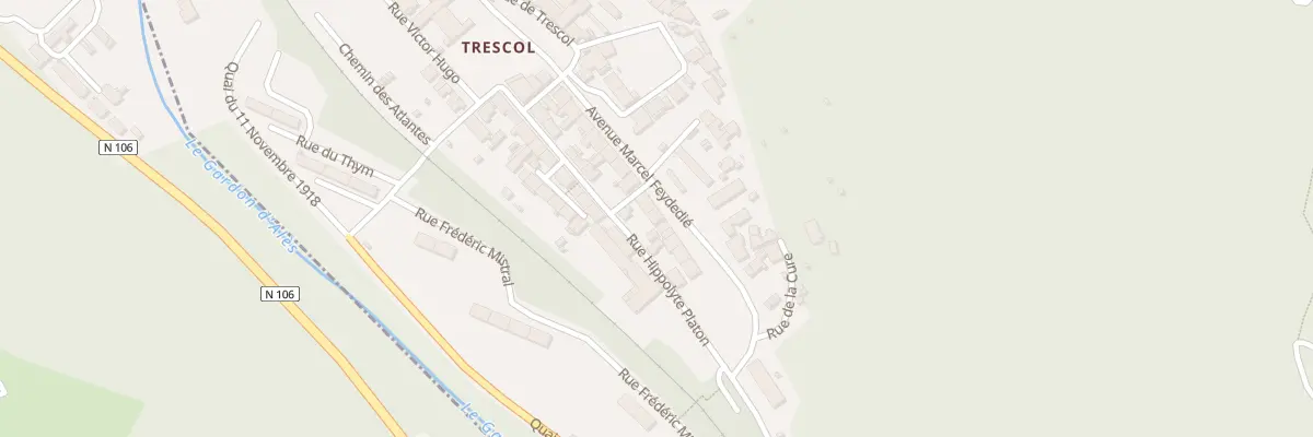Plan du 22B Av Marcel Feydedié à La Grand-Combe