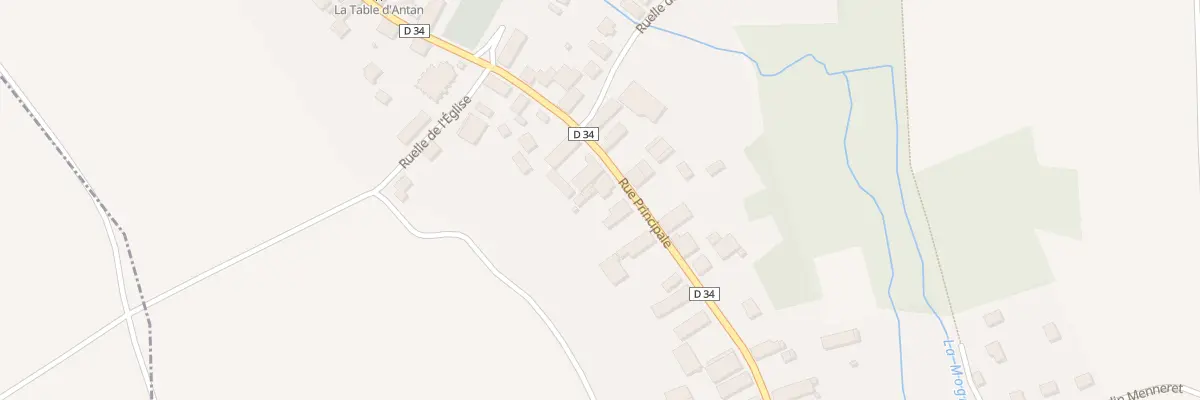 Plan du 50 Rue Principale à Crésantignes