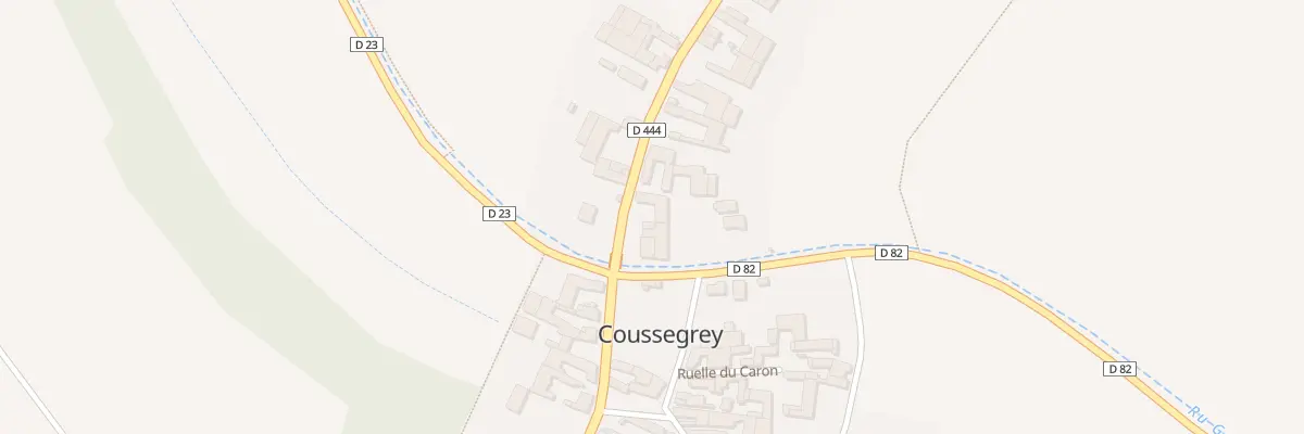 Plan du 2 Rte de Prusy à Coussegrey