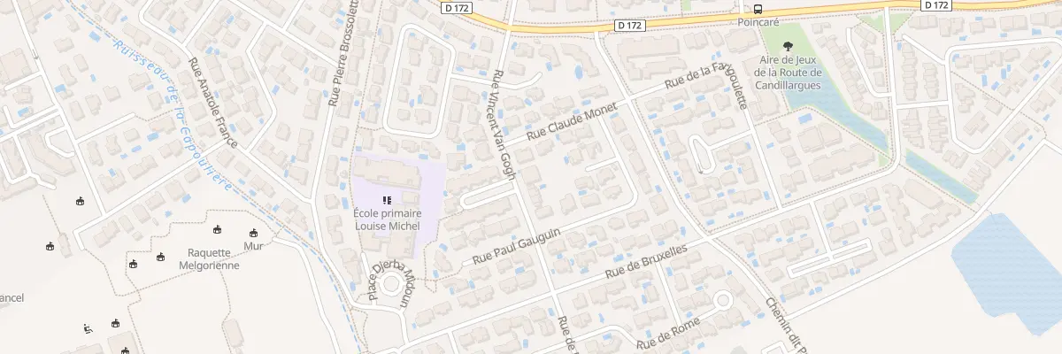 Plan du 157 Rue Vincent Van Gogh à Mauguio