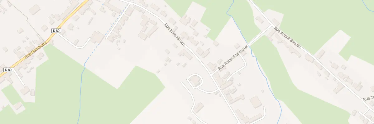 Plan du 50 Rue Jules Hiroux à Sains-du-Nord