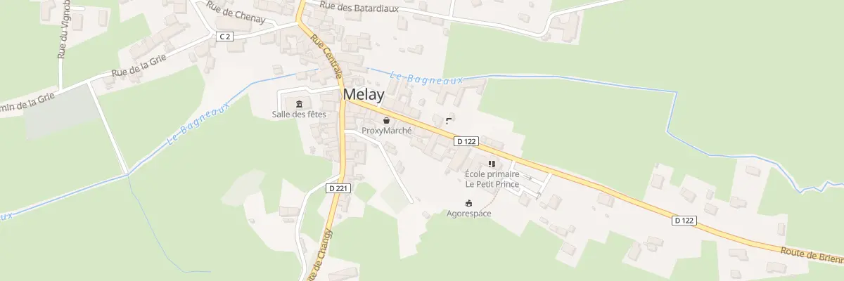 Plan du 22 Rue de Briennon à Melay