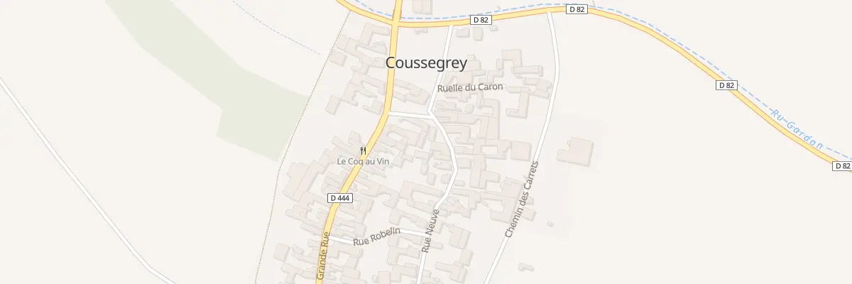 Plan du 27 Rue Neuve à Coussegrey
