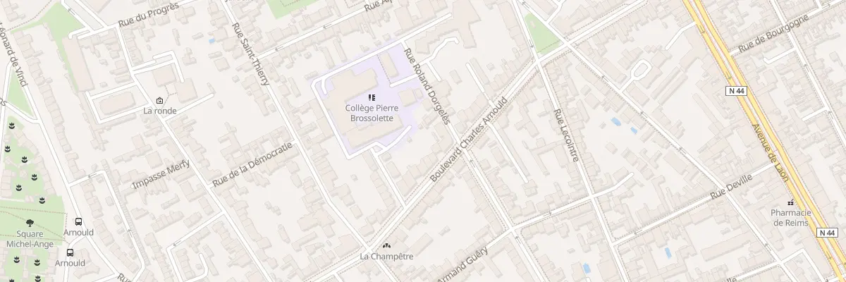 Plan du 54 Bd Charles Arnould à Reims