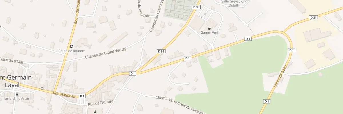 Plan du 99 Av de Pralong à Saint-Germain-Laval