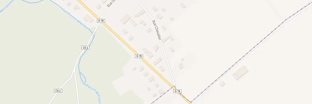 Plan du 5 Rue Chevalier à Mergey