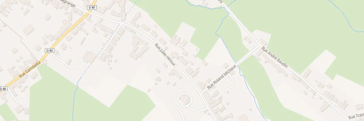 Plan du 29 Rue Jules Hiroux à Sains-du-Nord