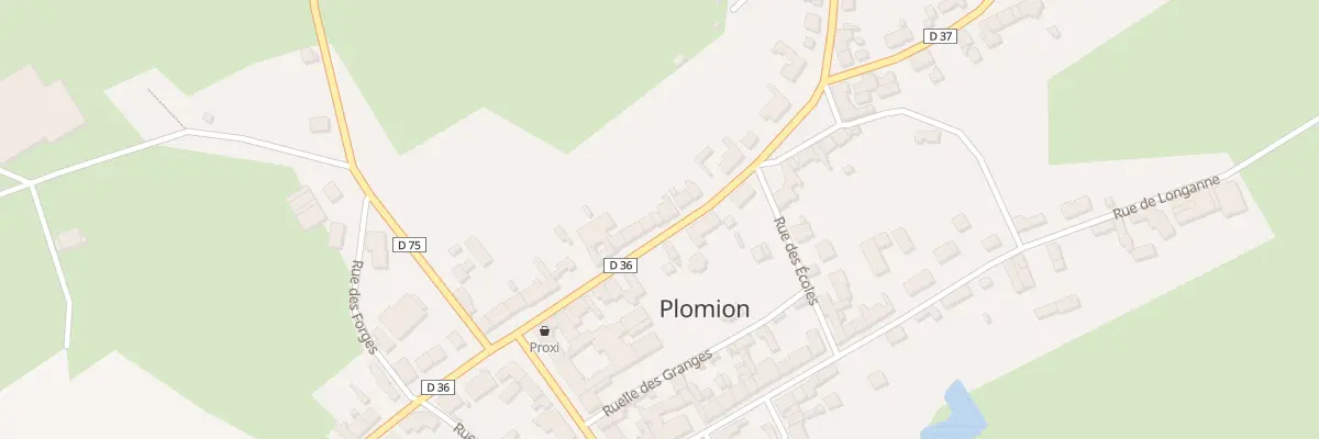 Plan du 89 Rue du Gen Leclerc à Plomion