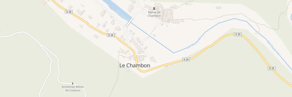 Plan du 7 Pl de la Croix à Chambon