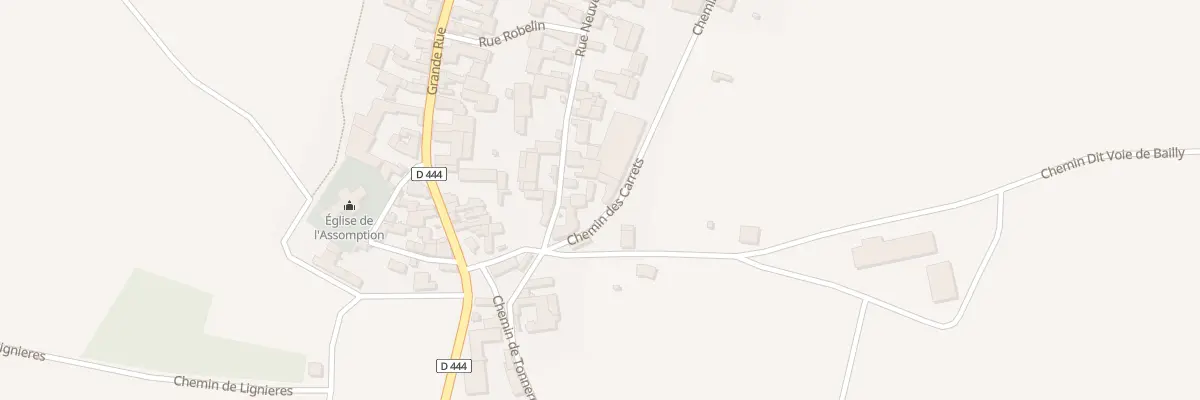 Plan du 1 Che des Carrets à Coussegrey