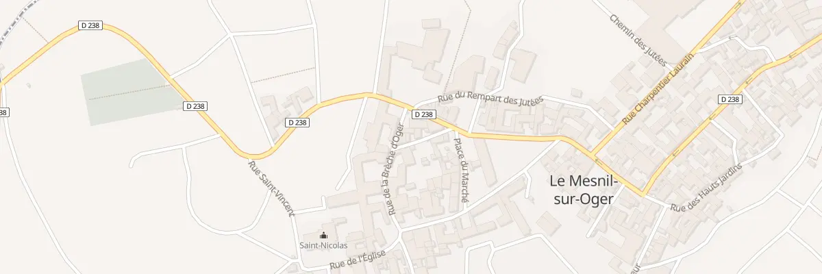 Plan du 4 Rue de la Hoche Aubry au Mesnil-sur-Oger