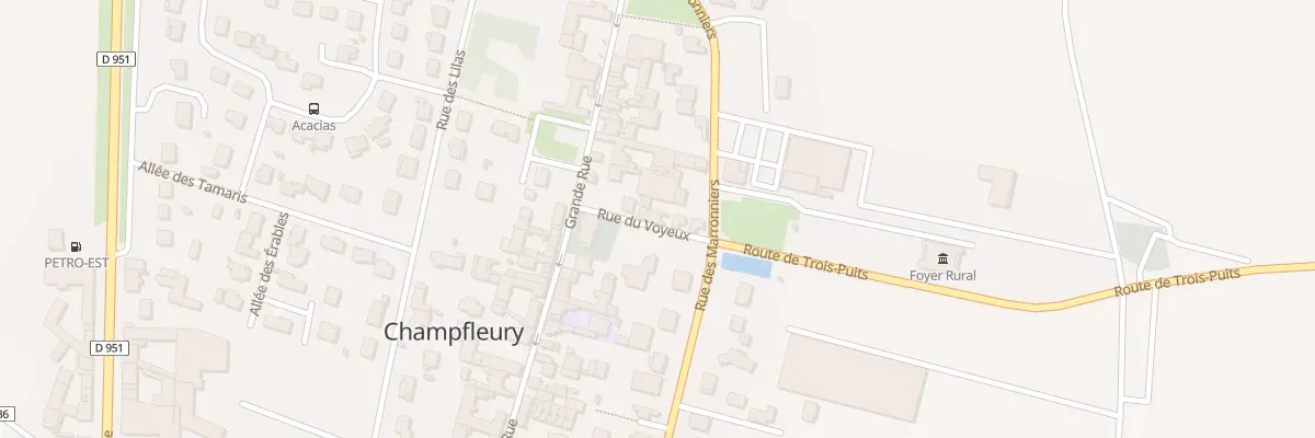 Plan du 5 Rue du Voyeux à Champfleury