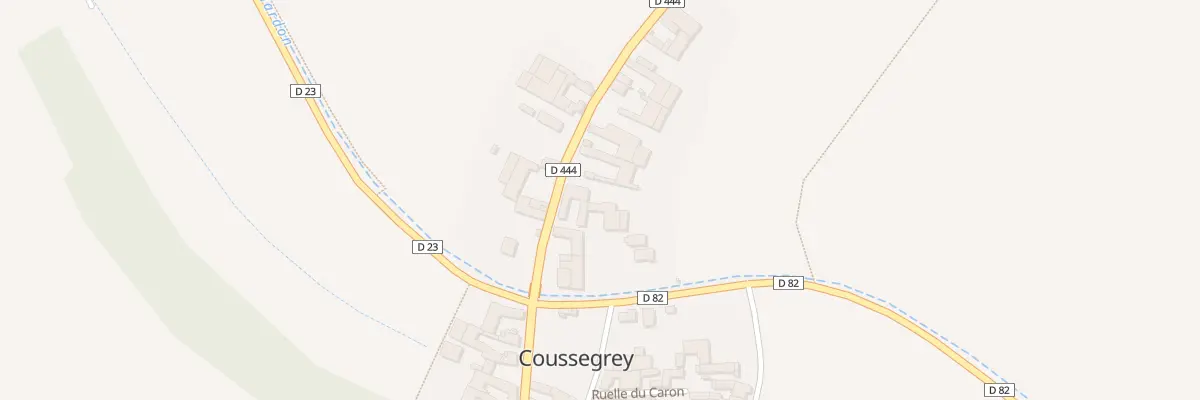 Plan du 6 Rte de Prusy à Coussegrey