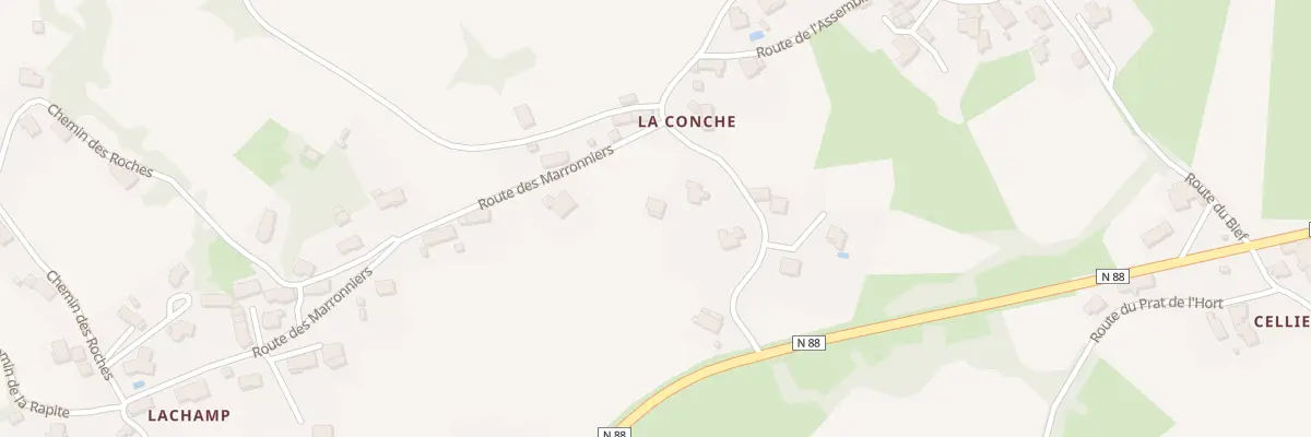 Plan du 5334A La Conche à Saint-Pierre-Eynac