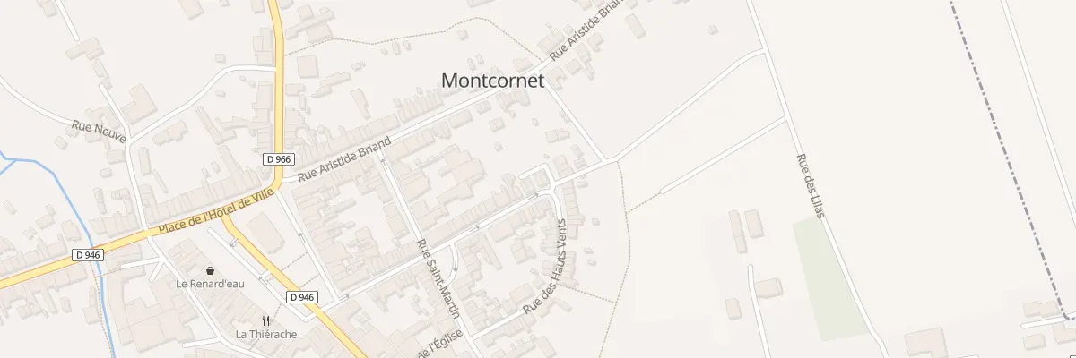 Plan du 49 Rue Paul Doumer à Montcornet