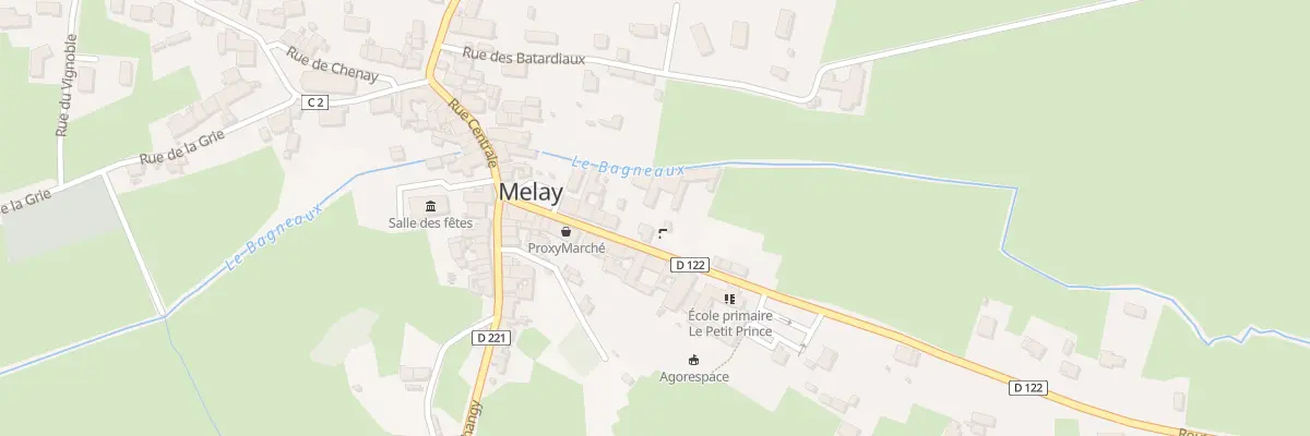 Plan du 15 Rue de Briennon à Melay