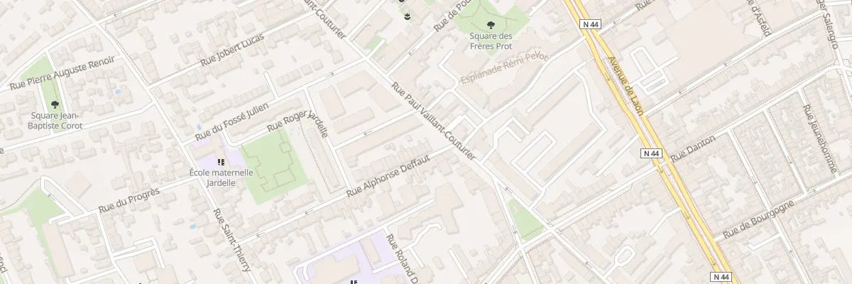 Plan du 4 Rue Alphonse Deffaut à Reims