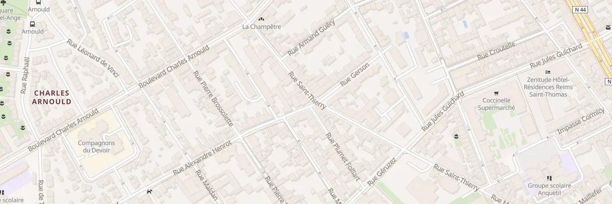 Plan du 6 Rue Alexandre Henrot à Reims