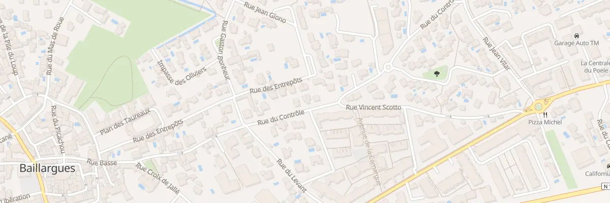 Plan du 311 Rue du Controle à Baillargues