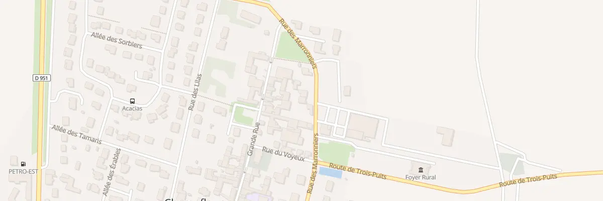 Plan du 8 Rue des Marronniers à Champfleury