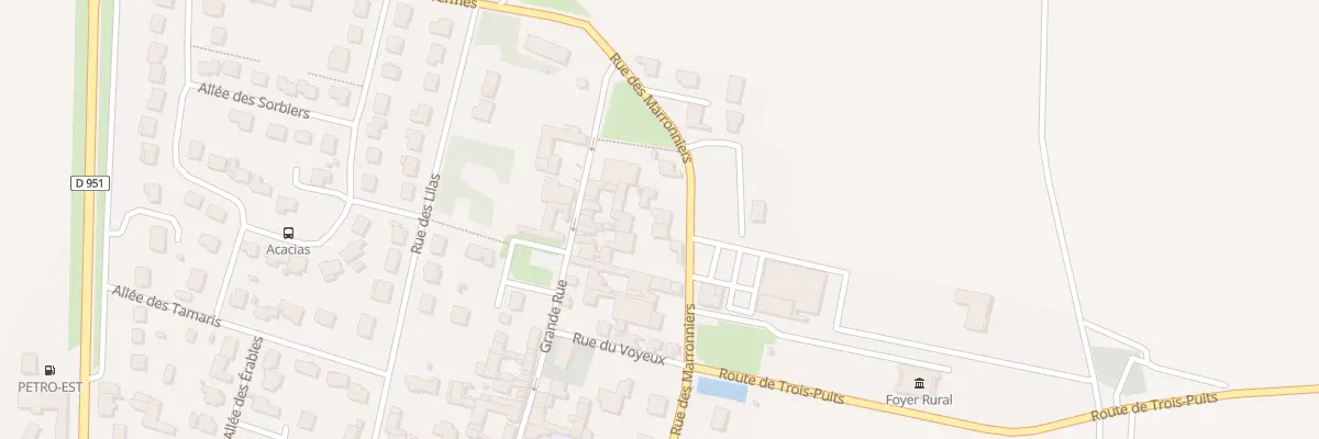 Plan du 6 Rue des Marronniers à Champfleury