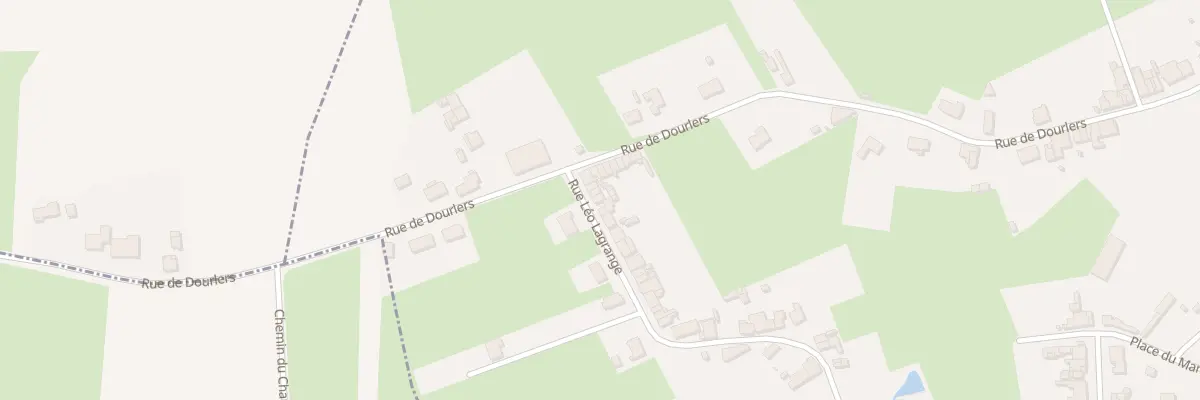 Plan du 67 Rue Léo Lagrange à Sars-Poteries