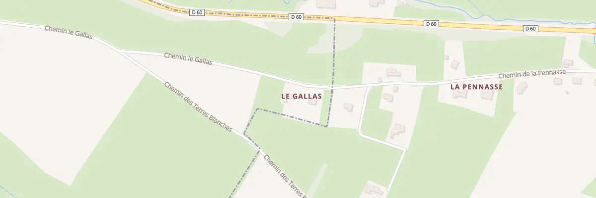 Plan du 5013 Le Gallas à Curdin