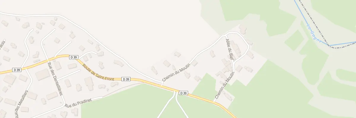 Plan du 5 Che du Moulin à Lantriac