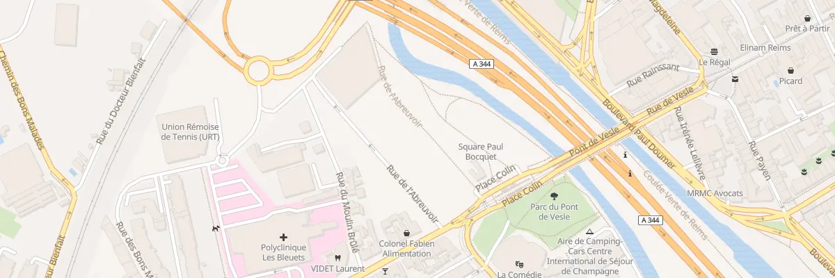 Plan du 6 Rue de l’Abreuvoir à Reims