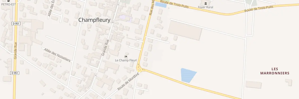Plan du 23 Rue des Marronniers à Champfleury