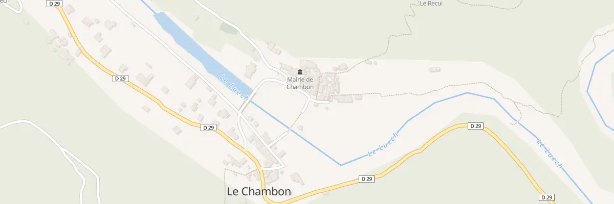 Plan du 5017 Le Chambon à Chambon