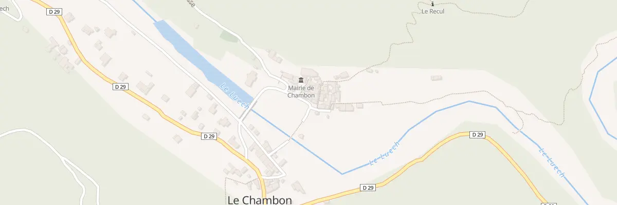 Plan du 5018 Le Chambon à Chambon