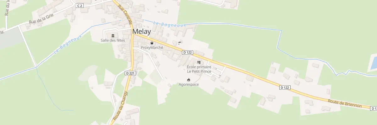 Plan du 34 Rue de Briennon à Melay