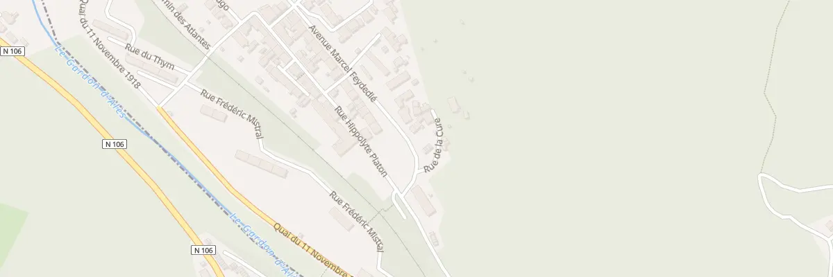 Plan du 7 Av Marcel Feydedié à La Grand-Combe