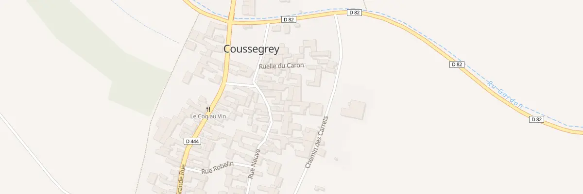 Plan du 30 Rue Neuve à Coussegrey