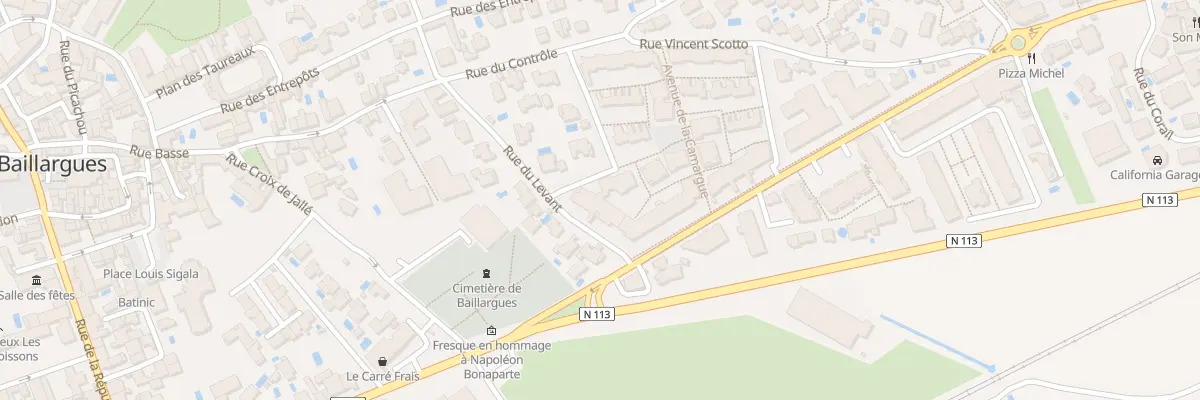Plan du 1 Rue de la Tramontane à Baillargues