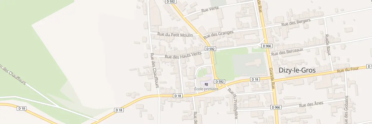 Plan du 1 Rue de l’Alouette à Dizy-le-Gros