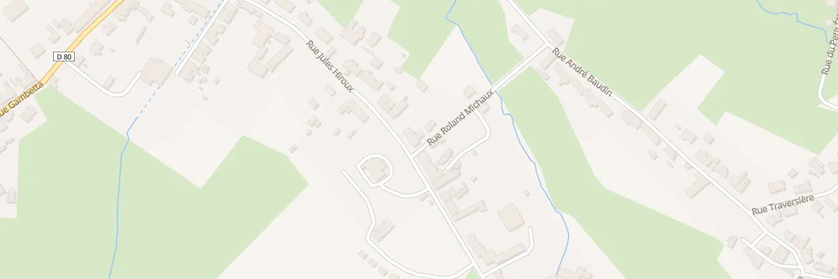 Plan du 43 Rue Jules Hiroux à Sains-du-Nord